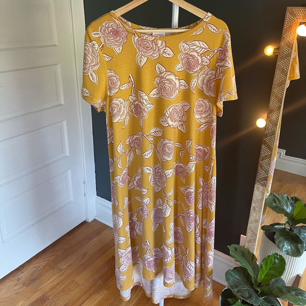 LulaRoe Large Floral Dress